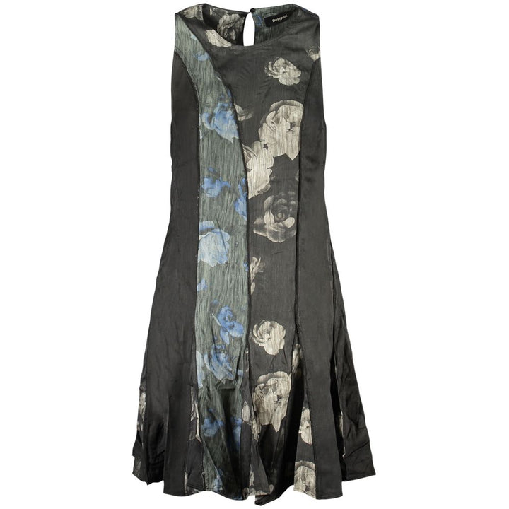 Desigual Black Viscose Women's Dress