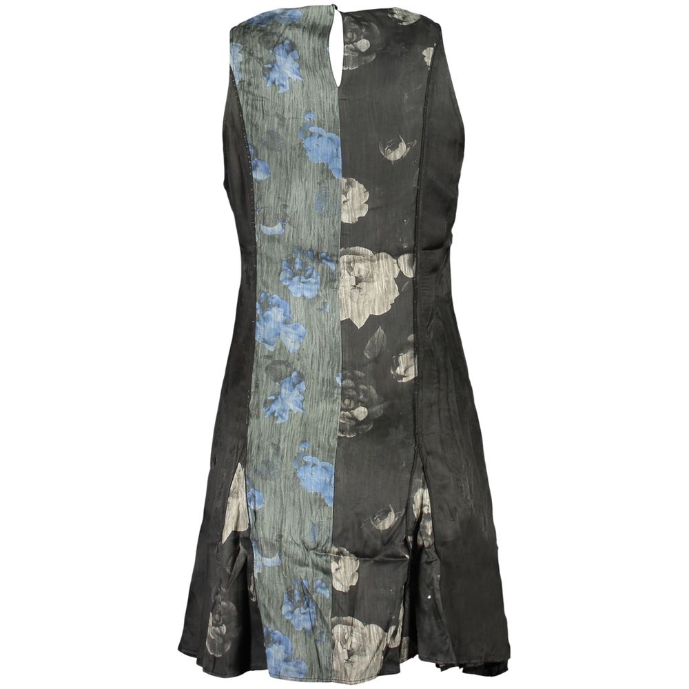 Desigual Black Viscose Women's Dress