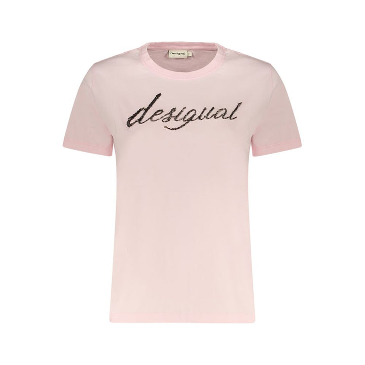 Desigual Rosa Cotton Women T-Shirt