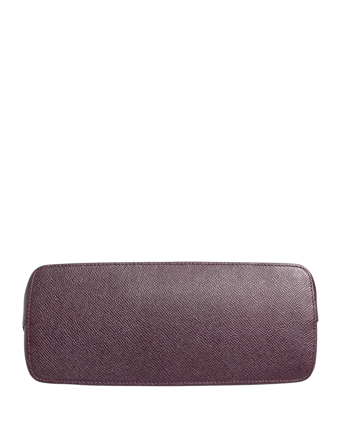 Dolce & Gabbana Dark Purple Leather DG Logo Zip Around Hand Purse Wallet