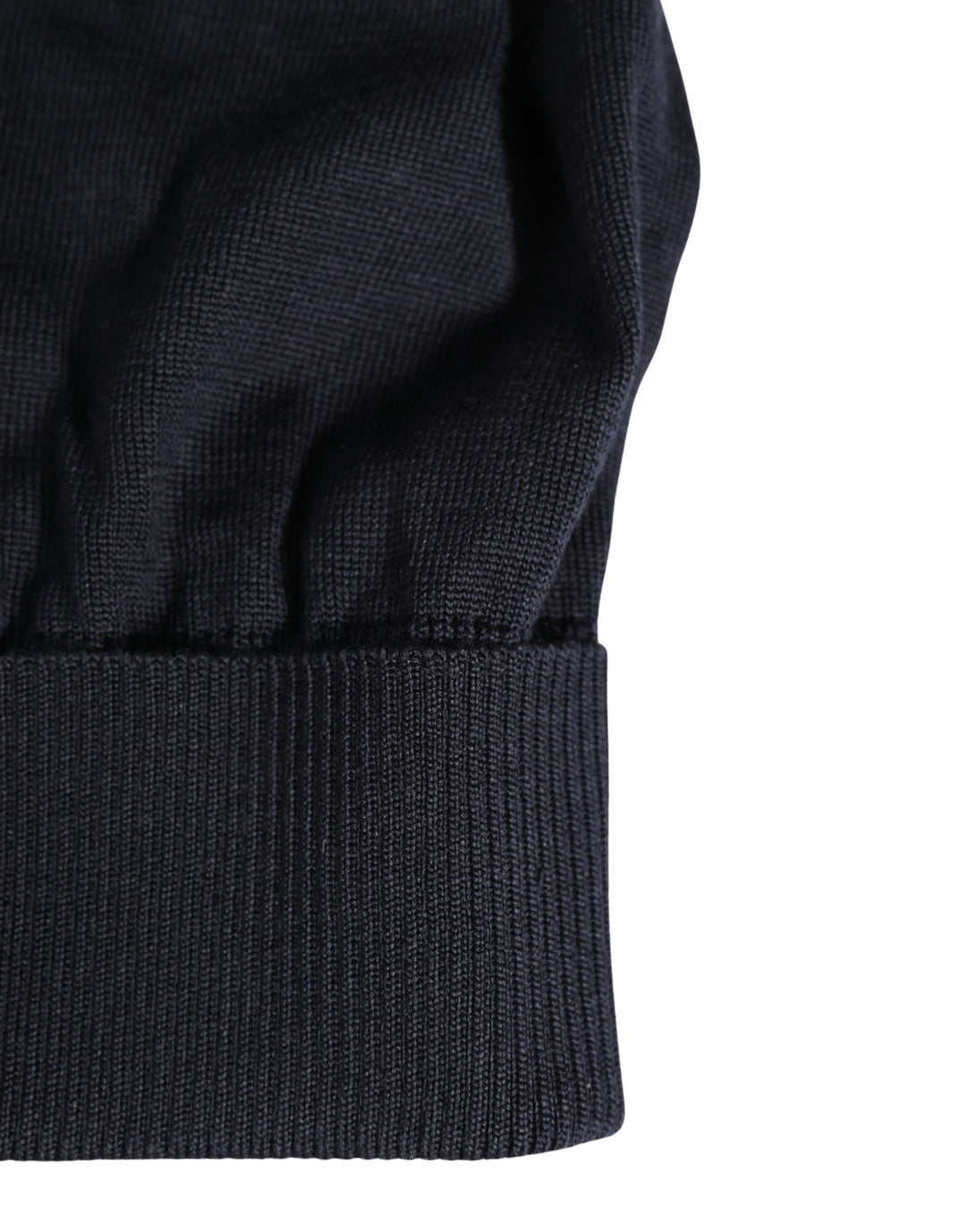 Dolce & Gabbana Black Solid Wool Knitted Winter Beanie Cap Hat