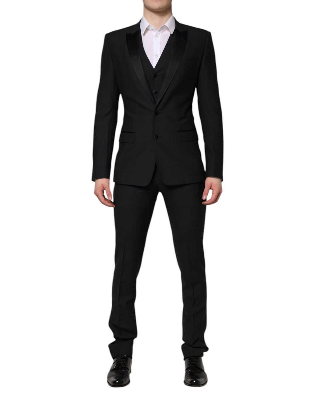 Dolce & Gabbana Dark Blue MARTINI 2 Buttons 3 Piece  Suit