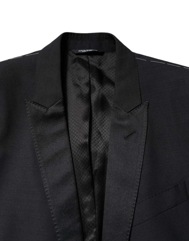 Dolce & Gabbana Dark Blue MARTINI 2 Buttons 3 Piece  Suit