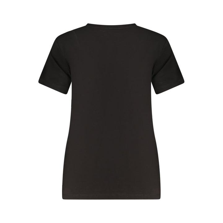 Guess Jeans Black Cotton Women T-Shirt