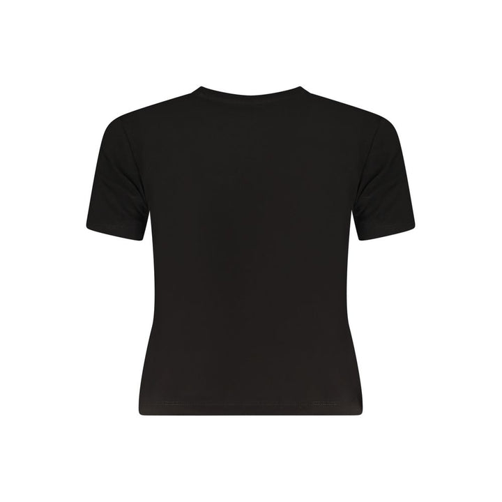 Guess Jeans Black Cotton Women T-Shirt