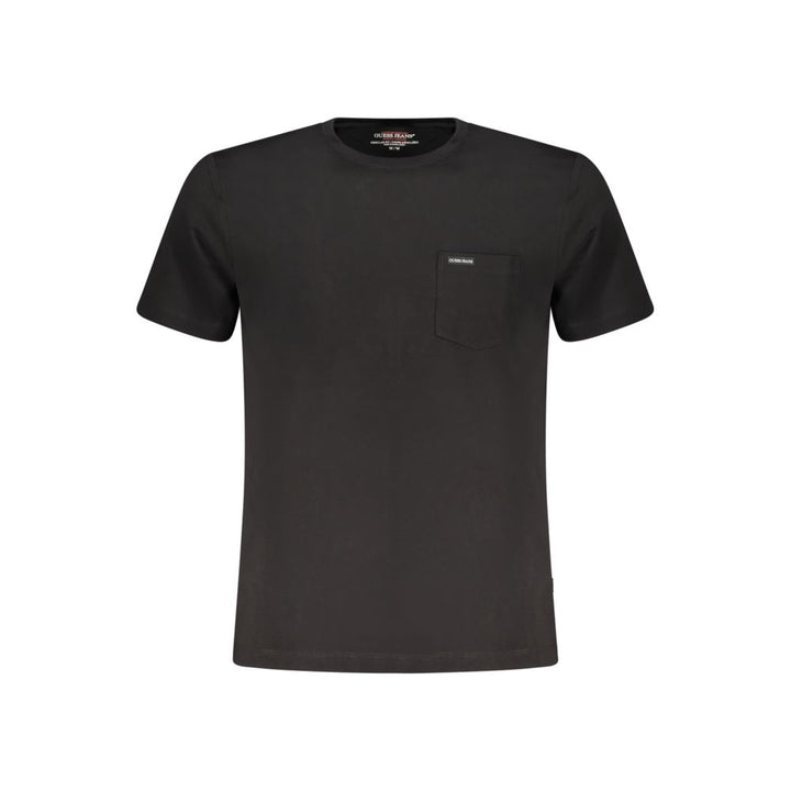 Guess Jeans Black Organic Cotton Men T-Shirt