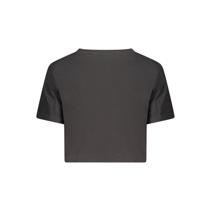 Guess Jeans Black Cotton Women T-Shirt