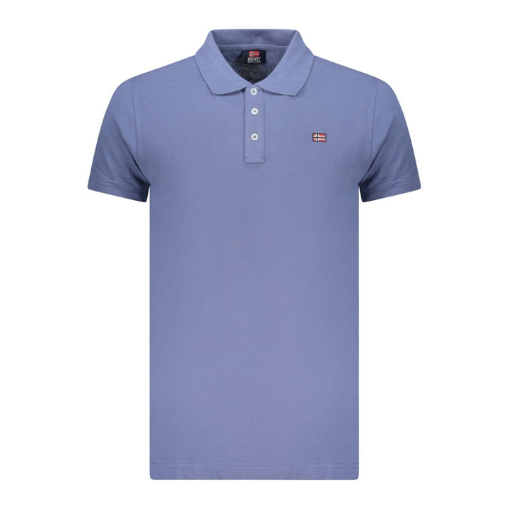 Norway 1963 Blue Cotton Men Polo