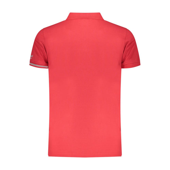 Iceberg Red Cotton Mens Polo Shirt