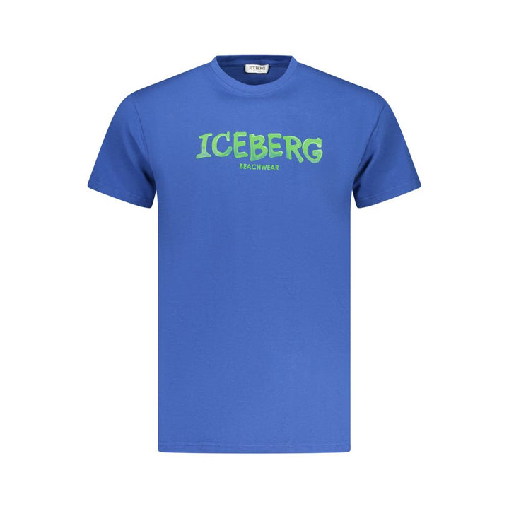 Iceberg Blue Cotton Men's T-Shirt