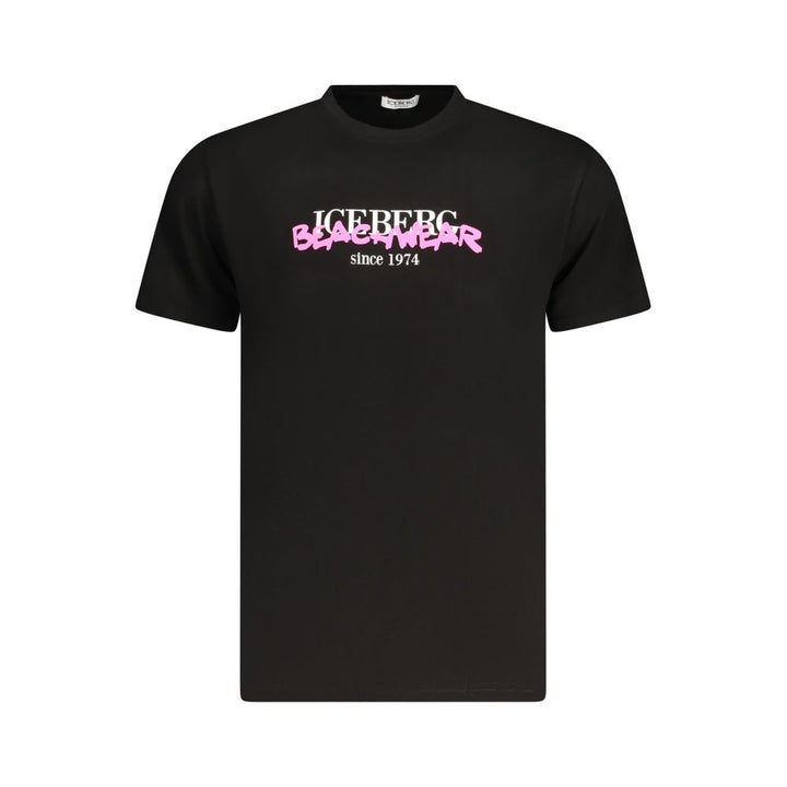 Iceberg Neon Cotton Men T-Shirt