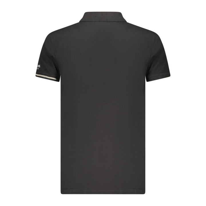 Iceberg Black Cotton Men Polo Shirt