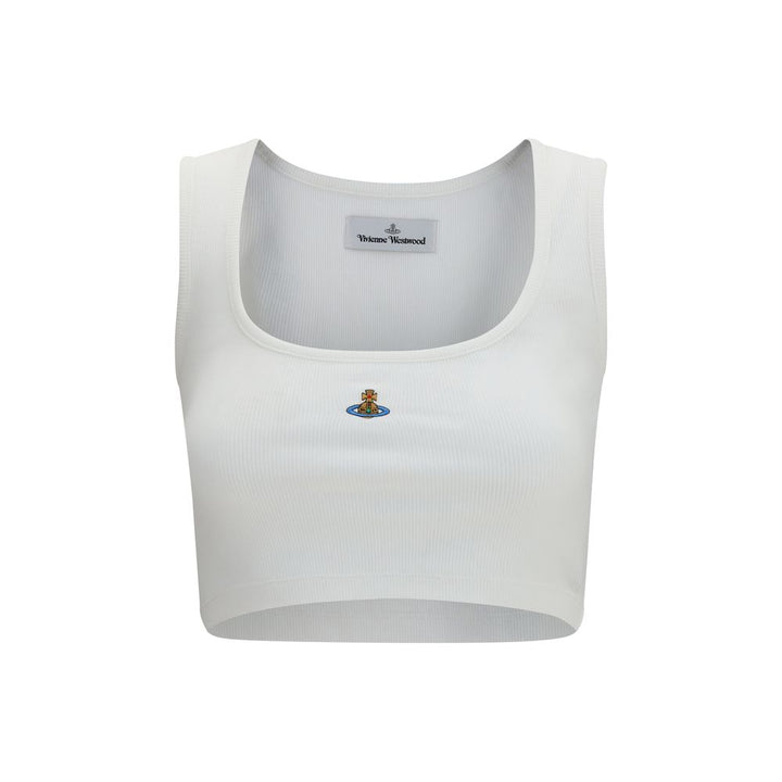 Vivienne Westwood White Cotton Tank Tops