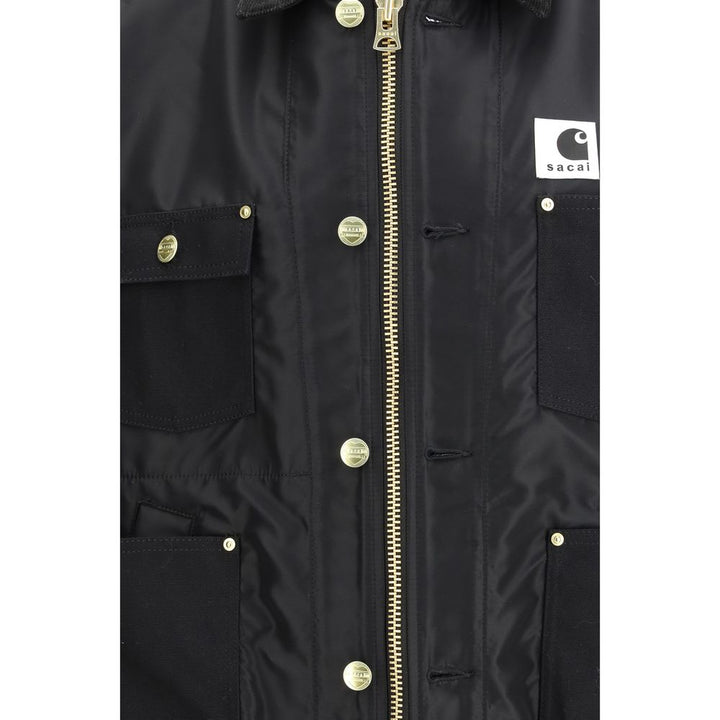 Sacai Black Cotton Bomber