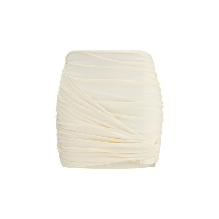 Magda Butrym Beige Fabric Mini Skirt