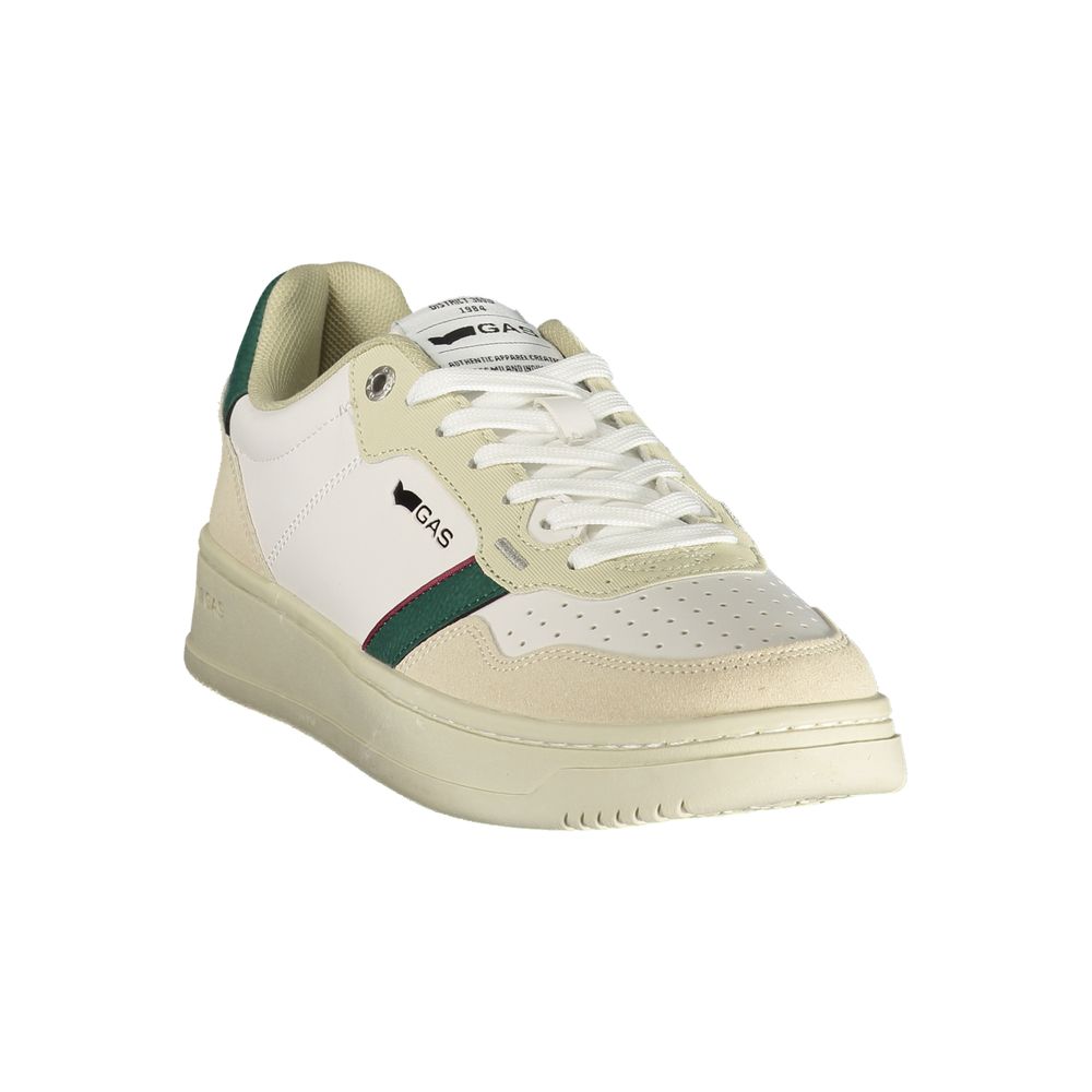 Gas White Polyurethane Men's Sneaker