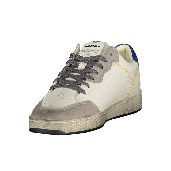 Gas White Polyurethane Men's Sneaker
