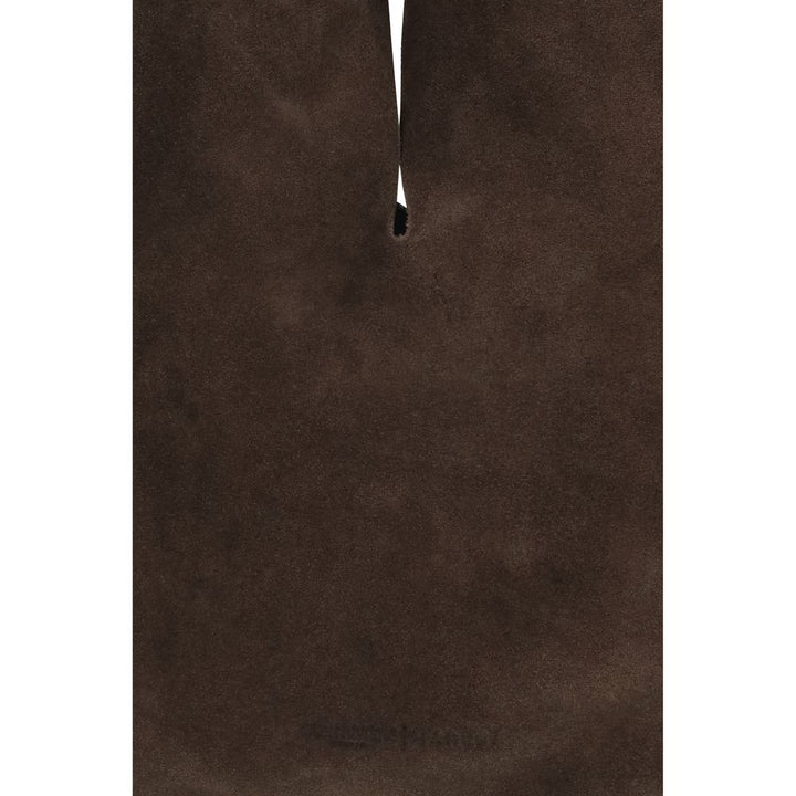 Manebi Brown Calf Leather Bos Taurus Shoulder Bag