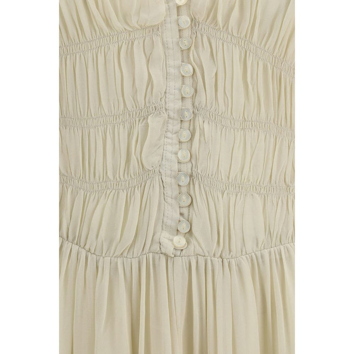 Isabel Marant Étoile Beige Viscose Casual Dress