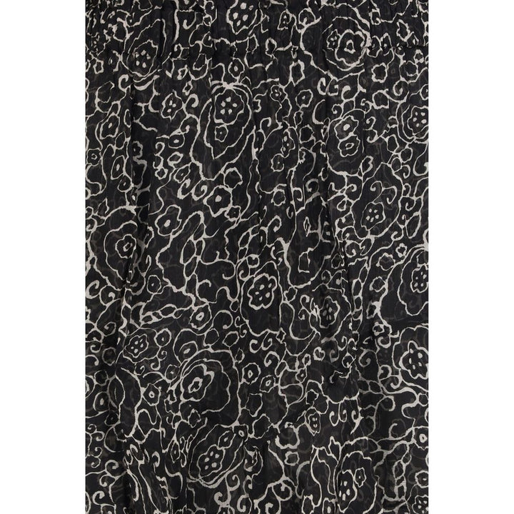 Marant Etoile Black Viscose Bermuda Shorts