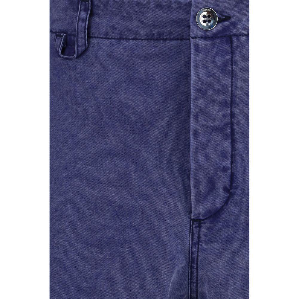 Jacquemus Blue Cotton Bermuda Shorts