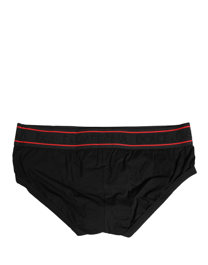 Dolce & Gabbana Black Logo Waistband Brando Brief Underwear