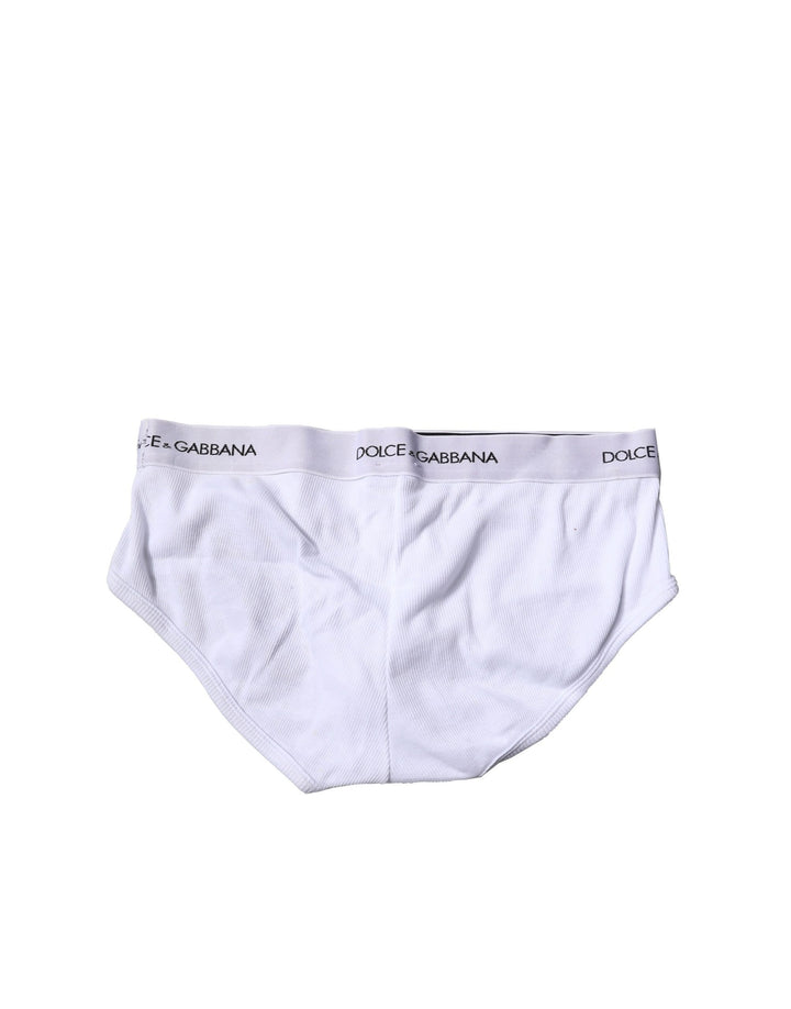 Dolce & Gabbana White Logo Waistband Men Brando Brie Underwear