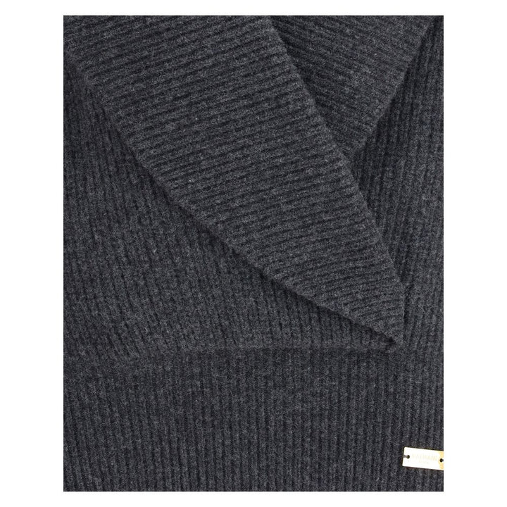 Balmain Gray Wool Sweatshirt