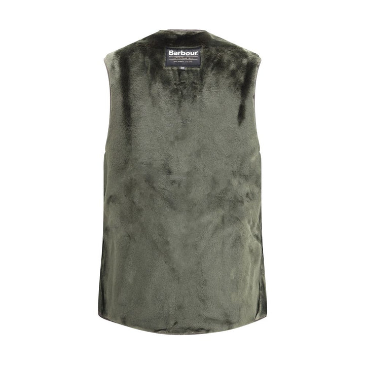 Barbour Bicolor Marabou Sleveless Jacket