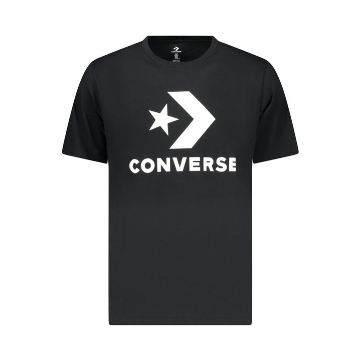 Converse Black Cotton Men's T-Shirt