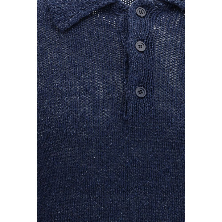 Sunflower Blue Cotton Polo Shirt