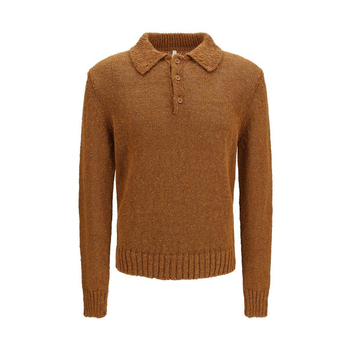 Sunflower Brown Cotton Polo Shirt