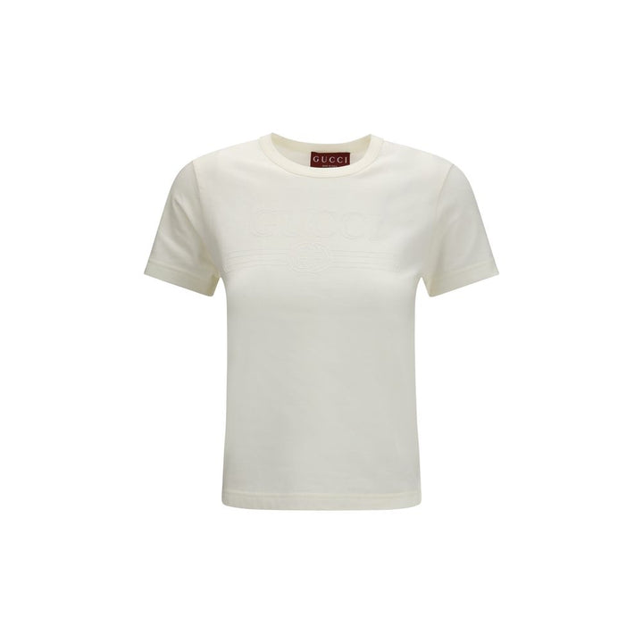 Gucci White Cotton T-Shirt