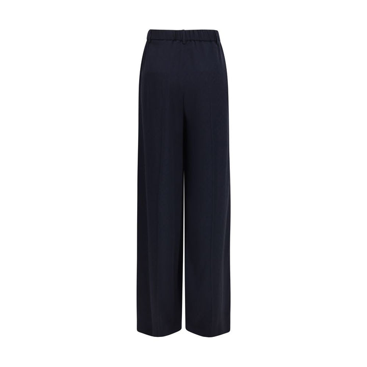 Gucci Blue Viscose Casual Pants