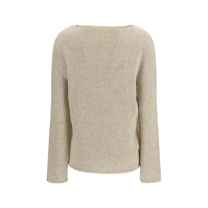 The Row Beige Cashmere Sweater