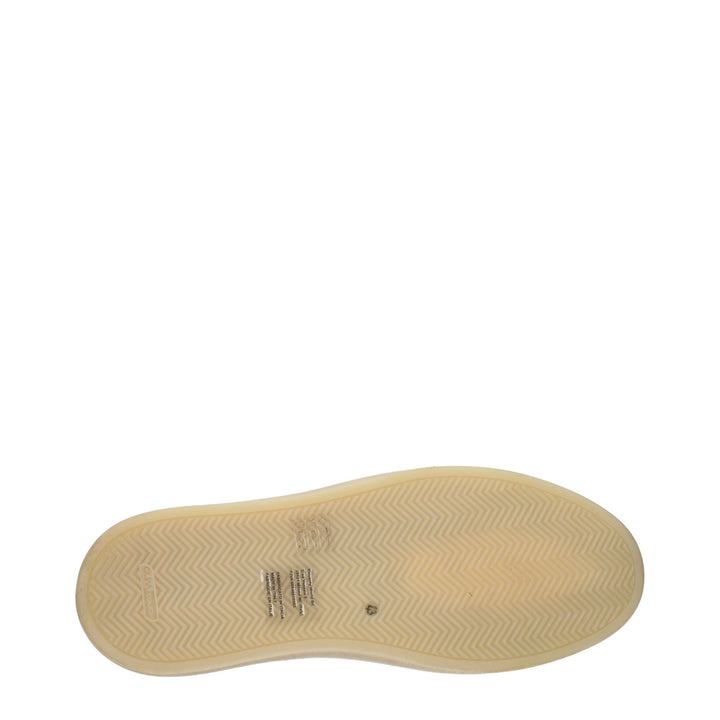 Eleventy Beige Fabric Low Top Sneakers
