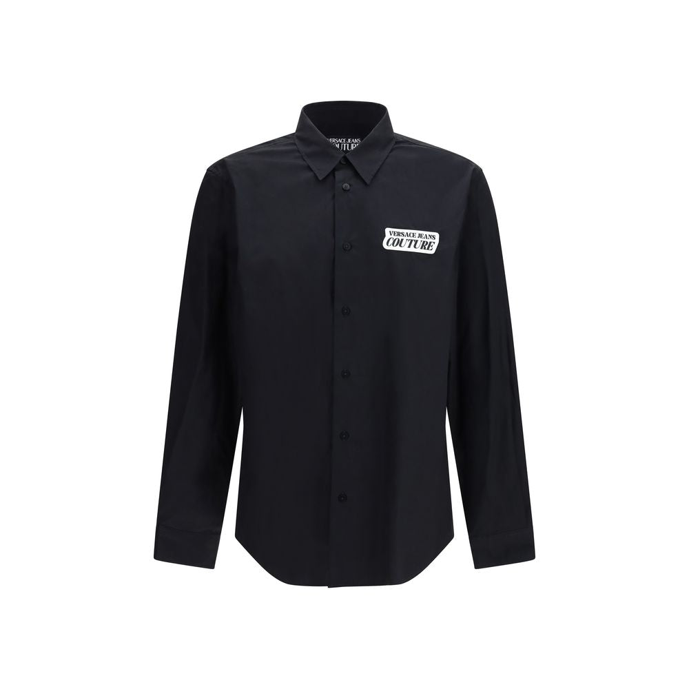 black versace dress shirt Versace Jeans Black Cotton Dress Shirt - IT50