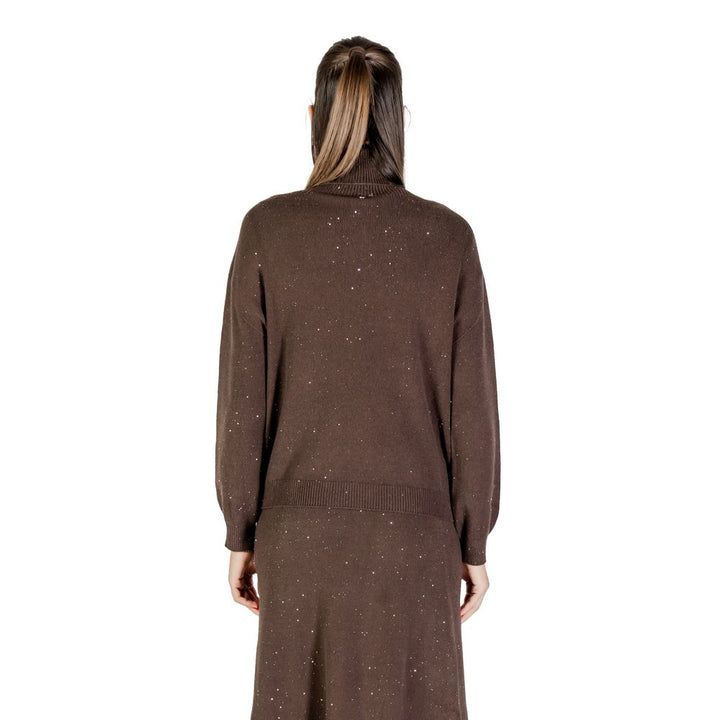 Liu Jo Brown Viscose Sweatshirt