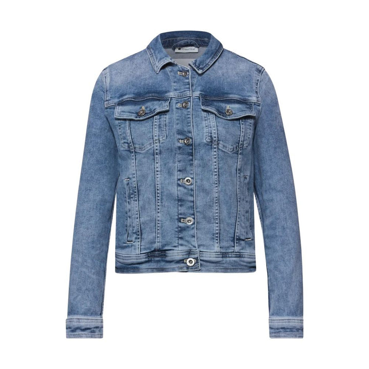 Street One Blue Cotton Denim Jacket