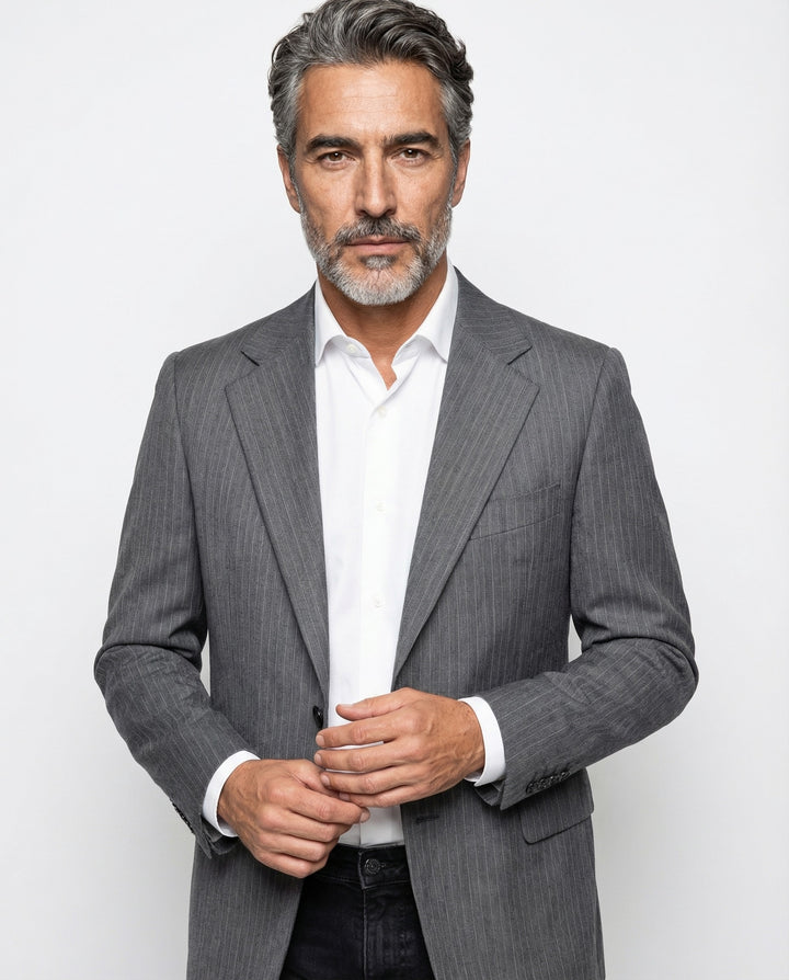 Lanvin Gray Wool Blazer