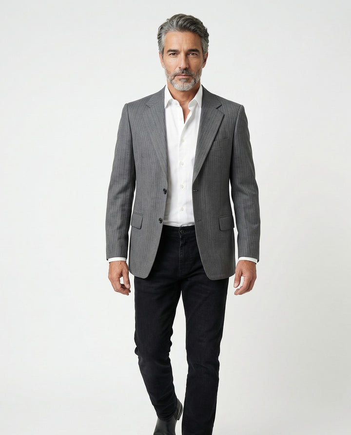 Lanvin Gray Wool Blazer