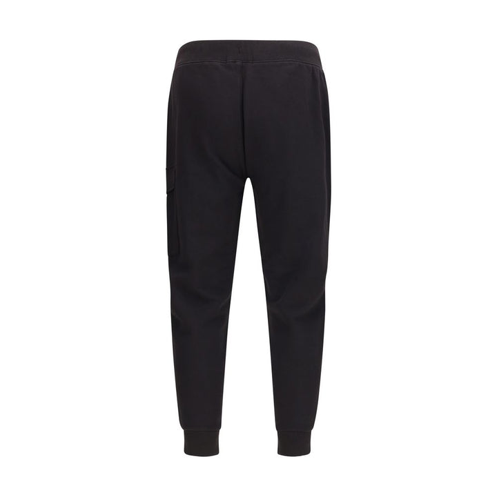 C.P. Company Black Cotton Cargo Pants