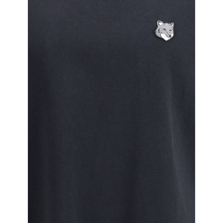 Maison Kitsuné Black Cotton T-Shirt