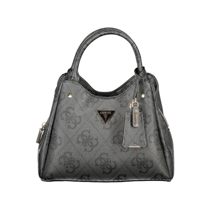 Guess Jeans Nero Poliuretano Women Handbag