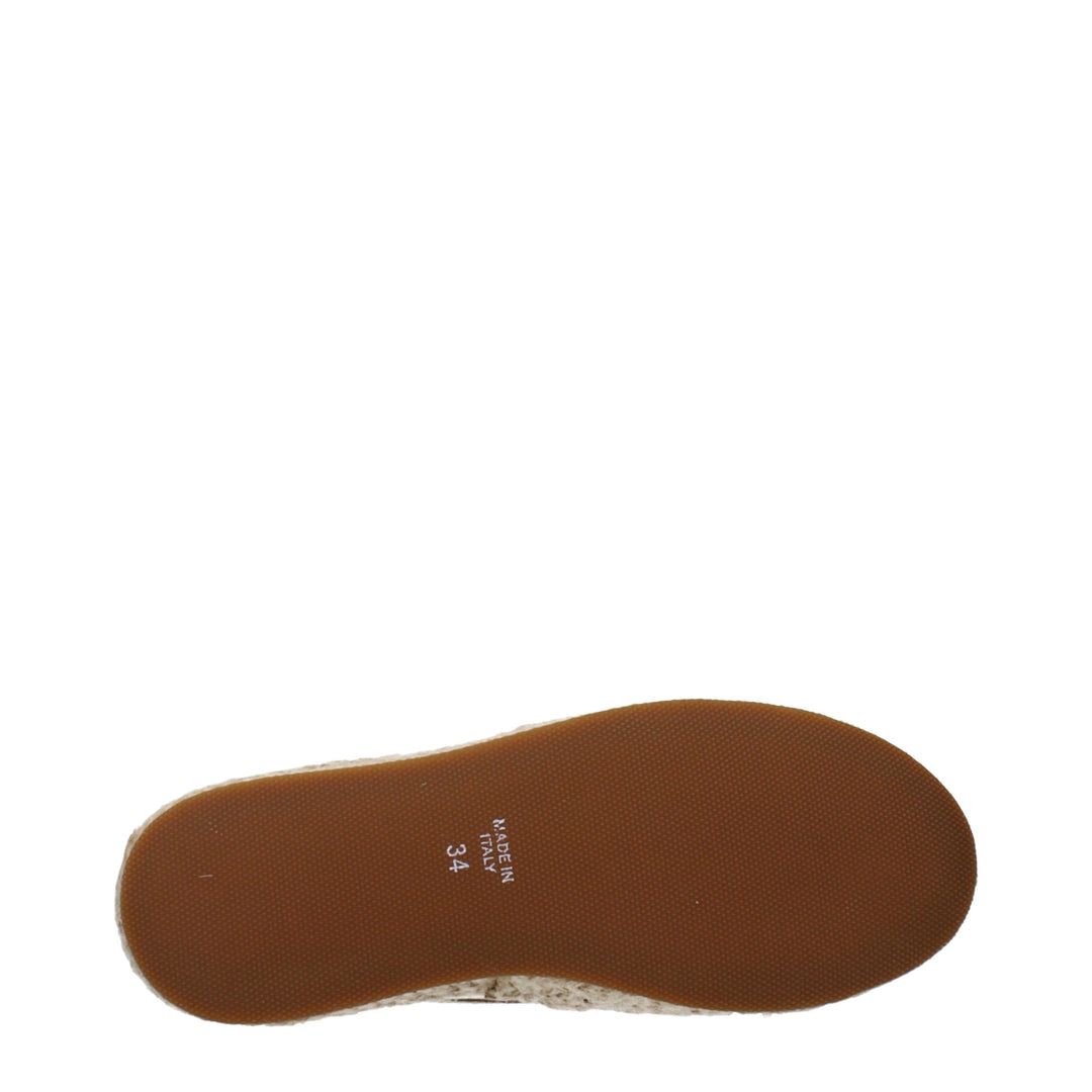 Eleventy Beige Fabric Espadrilles