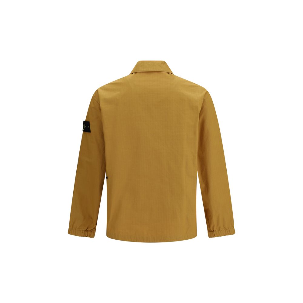 Stone Island Bicolor Cotton Coat