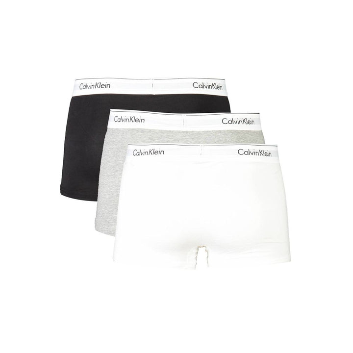 Calvin Klein Grigio Cotton Men's Trunk