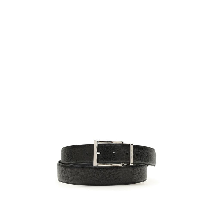 Ferragamo Blue Calf Leather Bos Taurus Regular Belt