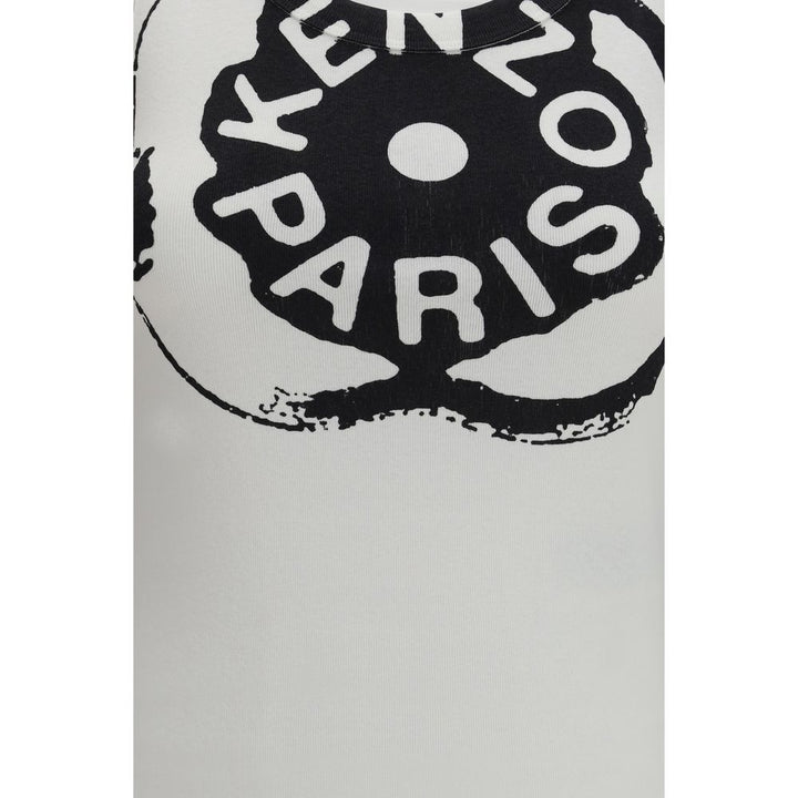 Kenzo White Cotton Tank Tops