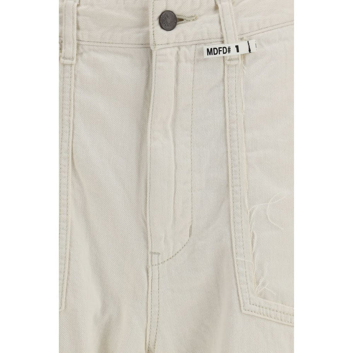 Maison Mihara Yasuhiro White Cotton Casual Pants